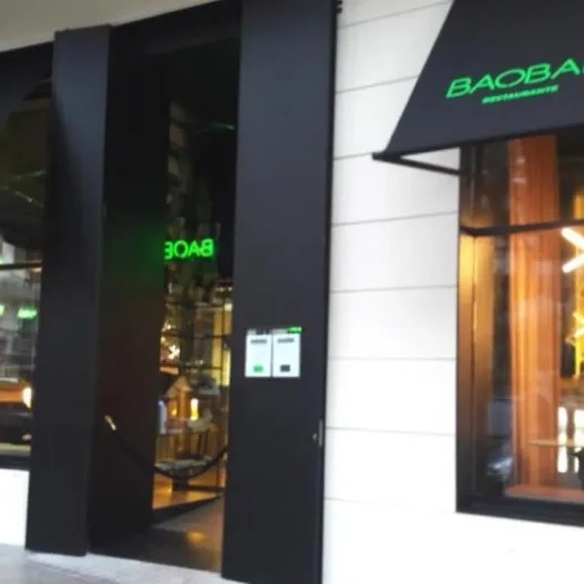 restaurante baobab detalle entrada