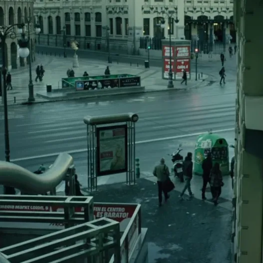 cien años de perdón película rodaje estación del norte