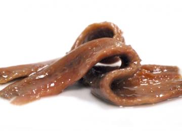 plato con anchoas en salazonarte