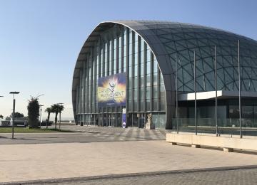 Exterior pabellón cinco de Feria Valencia