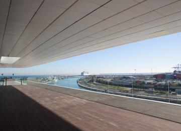 Vista desde el edificio de Veles e Vents