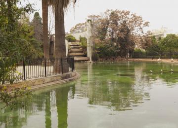 Lago de los jardines de viveros