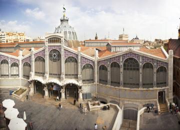 Vista área del Mercado Central