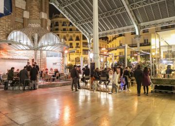 Interior del Mercado Colón