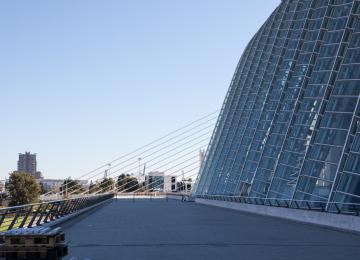 Lateral exterior museo de las ciencias