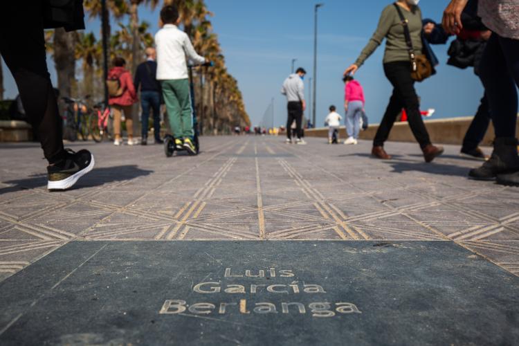 Paseo de la Fama, la Malvarrosa 