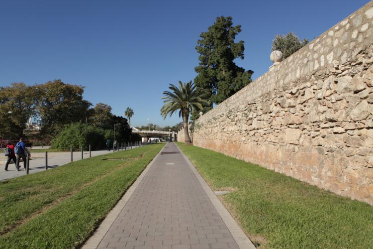 Carril bici de los jardines del turia