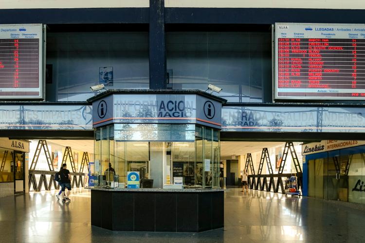 Puesto de información de la estación de autobuses