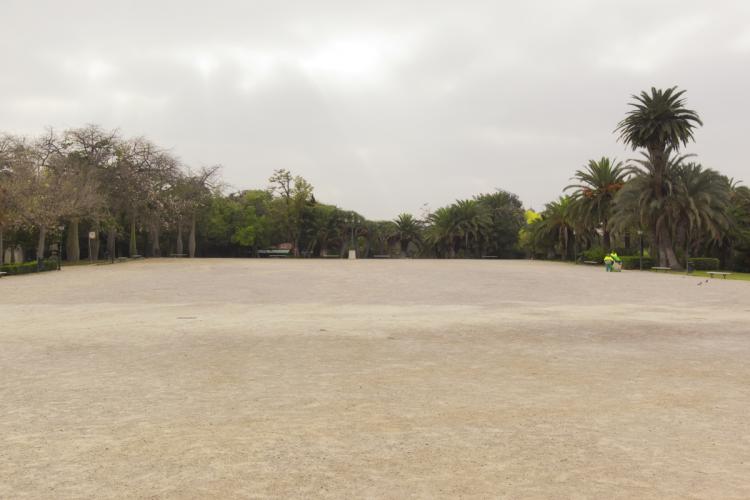 Explanada de los jardines de viveros